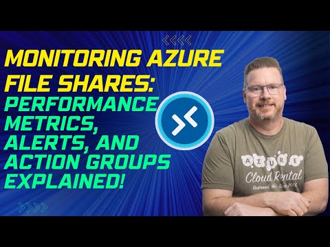 Monitoring Azure File Shares: Performance Metrics, Alerts, and Action Groups Explained!