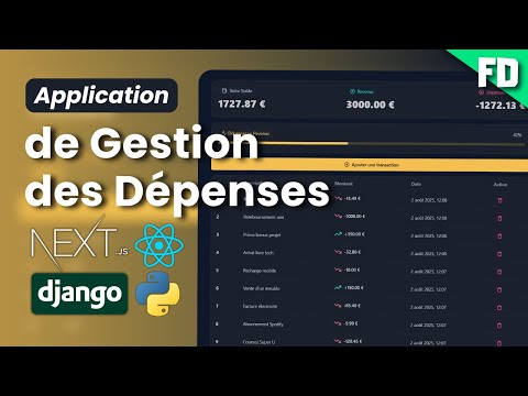 Comment créer une application fullstack avec Django (backend) et React (frontend)