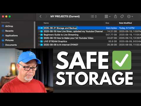 The BEST Storage and Backup Workflow for Youtube Content Creators