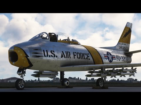 First look at the Shrike Simulations F-86 Sabre in Microsoft Flight Simulator
