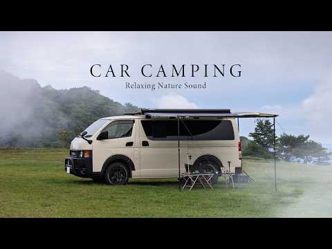 【Solo Camping】A calming time wrapped in rain and mist | Relax | ASMR