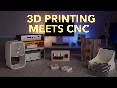 Upgrading Desk 3D Prints with a CNC: Plastic to Premium ft. Makera Carvera Air