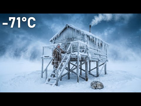 Widow Alone in a 5-Meter Stilt Cabin Survives Yakutia’s Deadliest Winter