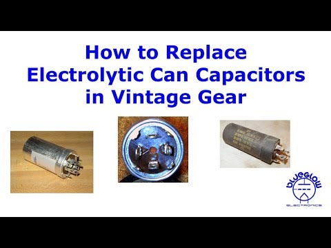 Replacing Electrolytic Can Capacitors in Vintage Electronics