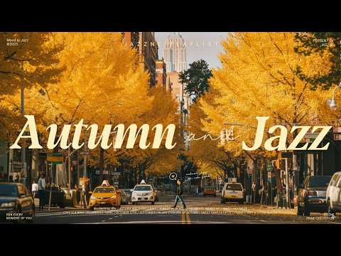 Exciting Jazz for Fall 💛 | Exciting Jazz Trio | BGM for Work, Concentration, and Study