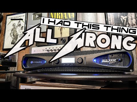 I got this Crown Amp all Wrong, My Friends. How the Cheap Audio Man FIXED this Class D Beast!