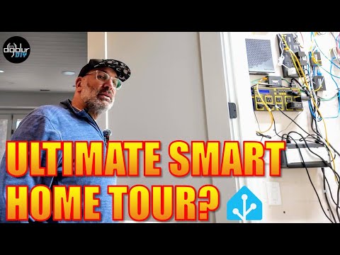 Touring a MASSIVE Home Assistant Powered Smart Home w/ Heffneil