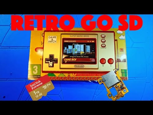 Game & Watch Mario - 64MB Flash Upgrade + SD Mod