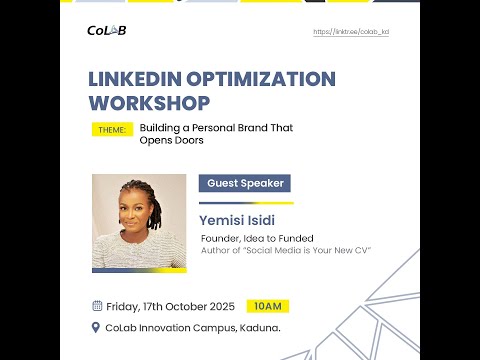 LinkedIn Optimization Workshop with Yemisi Isidi