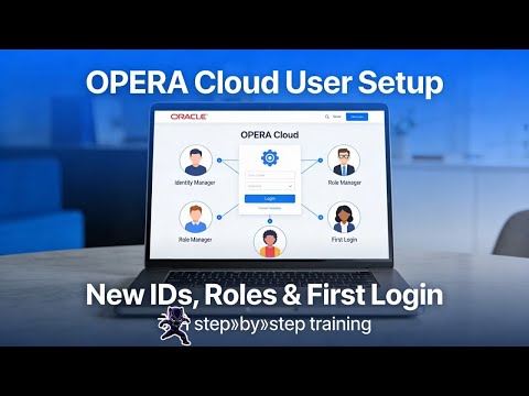 How to Create🧑💻 New Users in OPERA Cloud 🏨 | Complete Training Tutorial #hotel #wyndham #opera #pms