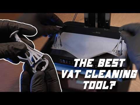 I Tried 6 Ways to Clean My Resin VAT... Here’s What Worked! | Lychee Test