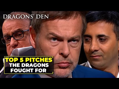 Top 5 Times Dragons Fought For A Deal | Dragons' Den