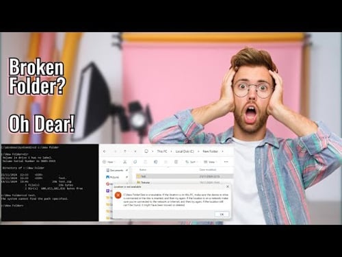 Broken Folder Nightmare: Windows Can't Access It?