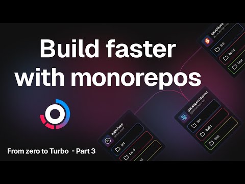 Building packages in monorepos (is easy) | From Zero to Turbo - Part 3