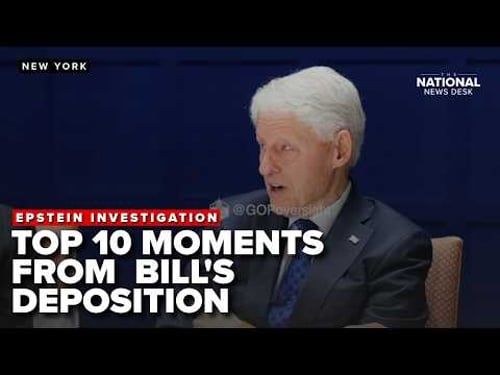 10 MOMENTS you can't miss from Bill Clinton's EPSTEIN DEPOSITION