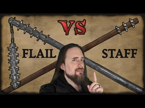 How Good is a War Flail Really? (Compared to a Staff)