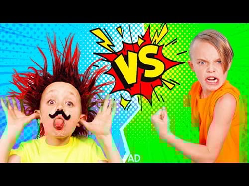 Super Star Face off Jack VS Kade! Kids Fun TV WWE Championship!