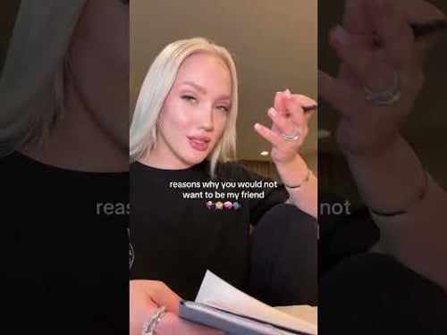 reasons why you wouldn’t want to be my friend…