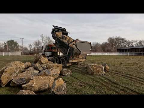Seed & Big Boulder Deliveries, Placing a Few of the Boulders & Planting Lisianthus Seeds! 🌱🪨🌸