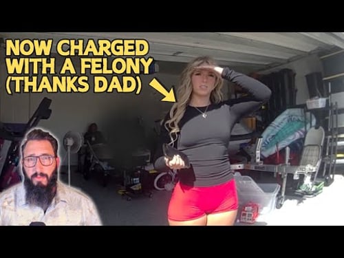 Cop Arrests 19 Year-Old Girl Illegally, Her Dad Helps