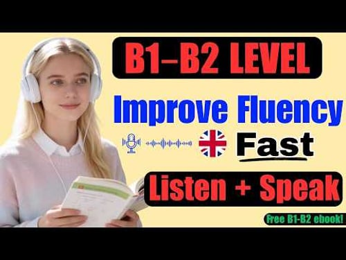π§ Speak English Fluently (B1βB2) | Listening & Speaking Practice Podcast