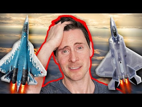 F-22 vs SU-57 Digital Combat Simulator Dogfight | Thunderbird Pilot Reacts