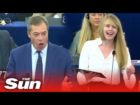 The Brexit Party clashes with pro-EU MEPs in European Parliament