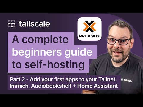 Complete beginners guide to self-hosting | Part 2 Installing Immich, Audiobookshelf + Home Assistant