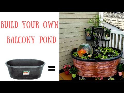 How To Set Up A Balcony Pond With DIY Waterfall/Spillway | Pond - Patio/Balcony/Condo | Add-A-Sphere