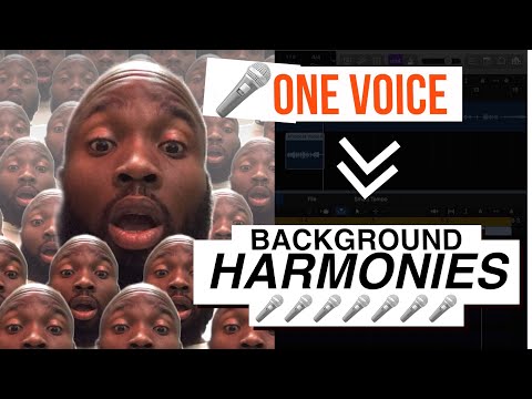 HOW TO MAKE BACKGROUND HARMONIES FROM ONE LEAD VOICE | AFROBEAT TUTORIAL | LOGIC PRO X MIXING TRICK