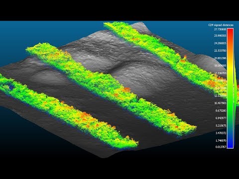 Canopy Height Model CHM from Air LiDAR with Cloudcompare