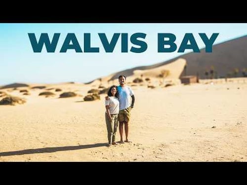 WALVIS BAY, NAMIBIA (Our little "city" adventure! 🌊🦩🦭🚙🌵)