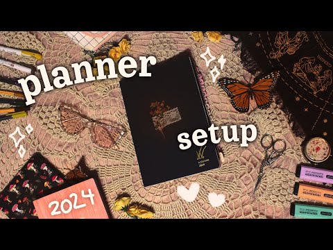 my 2024 planner setup 🦋 wonderland 222 bullet journal flip through