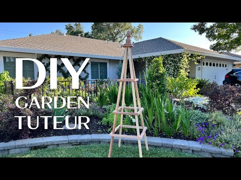 DIY Garden Tuteur or Obelisk or Trellis! Whatever You Want to Call it! 😆 :: Gardening Zone 9b