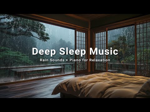 Sleep Instantly in 10 Minutes and Overcome Insomnia, Anxiety | Rain Sounds & Relaxing Piano Music