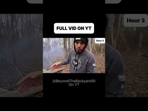 New Video Out Now‼️‼️(Survivng 24 Hours In A Winter Storm! *No Shelter*)#fyp #entertainment