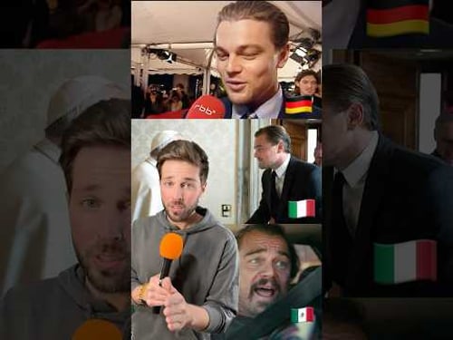 Leo DiCaprio speaks 4 languages?! 🤯