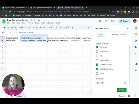 My Lazy Spot - Google Sheets - NEW Data Extraction Feature in Google Sheets