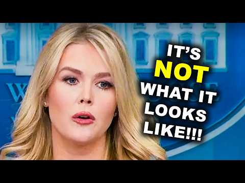 Press Sec. SINKS As Claims Against Trump's Accuser In Epstein Files Fall Apart