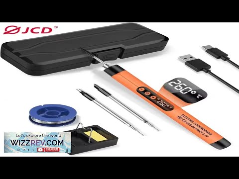 Cordless USB Digital Soldering Iron Adjustable Temperature 300 450 Type C 1000mAh Battery