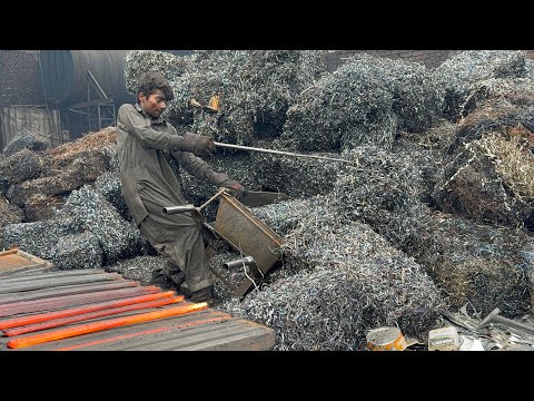 Incredible Factory Recycling Process Without any Safety Equipment | all asian production