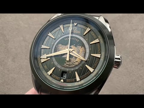 Omega Seamaster Aqua Terra Worldtimer 150M 220.30.43.22.10.001 - 43mm Green Dial Watch Review