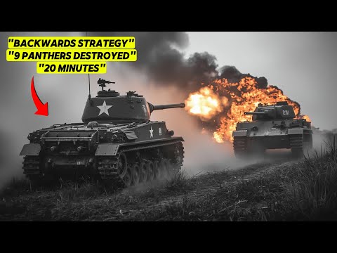 How One Tank Commander's Backwards Strategy Destroyed 9 Panthers in 20 Minutes Defying Every Tactic