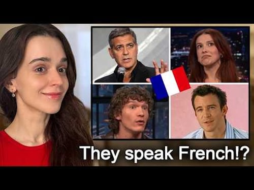 French Girl Reacts to the Biggest Celebrities Speaking French