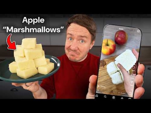 I Tried Turning Apples Into Marshmallows (VIRAL HACK)