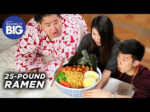 We Made A Giant 25-Pound Ramen Bowl For A Sumo Wrestler • Tasty