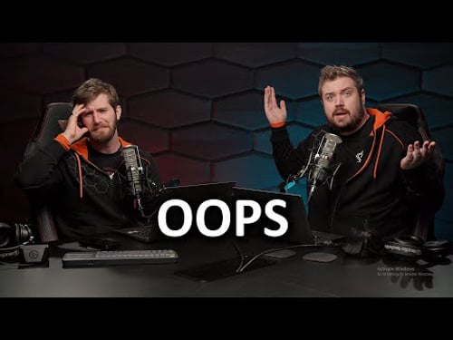 We Messed Up - WAN Show November 5, 2021