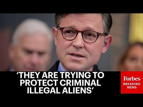 BREAKING: Speaker Johnson Lays Into Dems After They Overwhelmingly Vote Against DHS Funding Bill