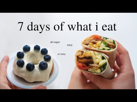 What I eat in a Week (as a vegan home alone)