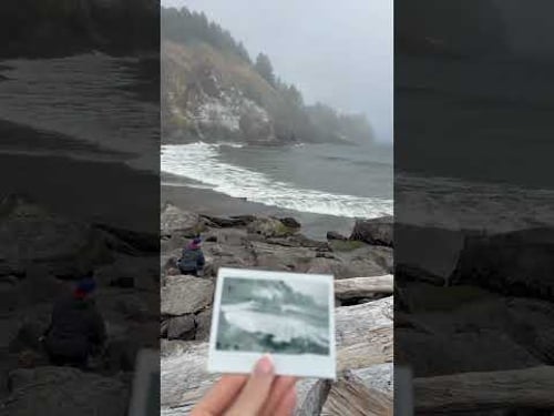 Shooting Instax Wide at Cape Disappointment #fujifilm #instax #instantphotography #pacificnorthwest